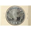 Image 2 : 1 TROY OZ .999 FINE SILVER PROOF ROUND 2015