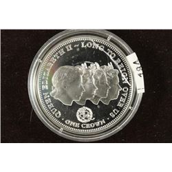 2015 TRISTAN DA CUNHA SILVER CROWN 1 OZ. SILVER PF