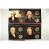 Image 1 : 4 PRESIDENTIAL DOLLAR SETS BRILLIANT UNC 2007-P &D