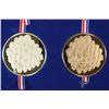 Image 1 : FRANKLIN MINT BICENTENNIAL MEDAL SET