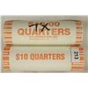 Image 1 : 2-$10 ROLLS OF 2004-P TEXAS AND 2005-P OREGON