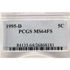 Image 3 : 1995-D JEFFERSON NICKEL PCGS MS64FS