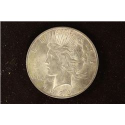 1923 PEACE SILVER DOLLAR UNC