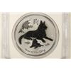 Image 1 : 2018-P AUSTRALIA SILVER DOLLAR YEAR OF THE DOG