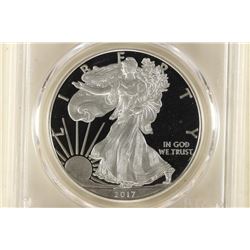 2017-S AMERICAN SILVER EAGLE PCGS PR70 DCAM