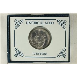 1982-D GEORGE WASHINGTON COMMEMORATIVE SILVER