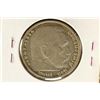 Image 2 : 1938-J GERMAN SILVER 5 MARKS WITH SWASTIKA AU
