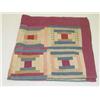 Image 1 : 19TH CENT. LOG CABIN QUILT-HAND SEWN COTTON (70" X 76")