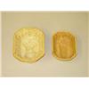 Image 1 : (2) YELLOW WARE FOOD MOLDS: (1) 5 1/4" MOLD W/ EAR OF C