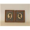 Image 1 : PR. 19TH CENT. HOLLOW CUT PAPER SILHOUETTES: (1) MALE M