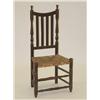 Image 1 : 18TH CENT. CT BANISTER BACK SIDE CHAIR W/ 4 GROOVE CARV