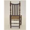 Image 2 : 18TH CENT. CT BANISTER BACK SIDE CHAIR W/ 4 GROOVE CARV