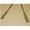 Image 3 : PR. EARLY 20TH CENT. PAINT DECORATED BOAT OARS-GREY PAI