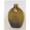 Image 2 : 6 5/8" COVENTRY CORNUCOPIA & URN FLASK (GIII-4)-OLIVE G