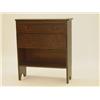 Image 1 : PRIMITIVE COUNTRY GRAIN PAINTED PINE CHEST OVER CUPBOAR