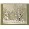 Image 2 : B. SAGENDORPH WATERCOLOR-GOUACHE PAINTING-BLACK & WHITE