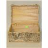 Image 3 : 19TH CENT. WALLPAPER COVERED PINE FLAT TOP DOCUMENT BOX