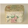 Image 2 : 19TH CENT. WALLPAPER COVERED PAPER HAT BOX W/ FLORAL PR