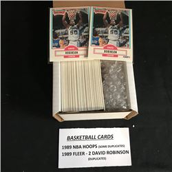 BASKETBALL CARD LOT (1989 HOOPS/ 1989 FLEER)