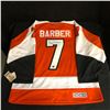 Image 1 : BILL BARBER SIGNED FLYERS JERSEY (FROZEN POND COA)