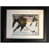 Image 1 : QUINN HUGHES FRAMED AUTOGRAPHED 8X10 (FANATICS COA)