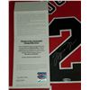 Image 3 : MICHAEL JORDAN FRAMED AUTOGRAPHED CHICAGO BULLS RED MITCHELL & NESS JERSEY (UPPER DECK COA)