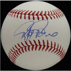 RAFAEL PALMEIRO OML AUTOGRAPHED BASEBALL (JSA HOLO)