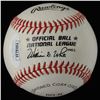 Image 2 : ERNIE BANKS OML AUTOGRAPHED BASEBALL (JSA HOLO)