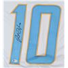 Image 2 : JUSTIN HERBERT SIGNED LOS ANGELES CHARGERS JERSEY (BECKETT COA)