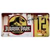 Image 1 : WAYNE KNIGHT SIGNED "JURASSIC PARK" LICENSE PLATE (PA COA)