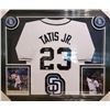 Image 1 : FERNANDO TATIS JR FRAMED AUTOGRAPHED SAN DIEGO PADRES JERSEY (JSA COA)