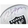 Image 2 : Bo Jackson Signed Raiders Full-Size Helmet (Beckett COA)