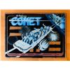 Image 1 : WILLIAMS COMET PINBALL MACHINE BACKGLASS