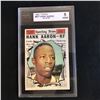 Image 1 : 1961 TOPPS #577 HANK AARON (KSA 8)