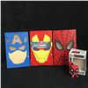 Image 1 : THE AVENGERS GLOBOX SUPERHERO WALL LIGHT LOT w/ DEADPOOL FUNKO POP