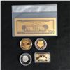 Image 2 : COLLECTIBLE DONALD TRUMP NOVELTY COINS & BANK NOTE LOT