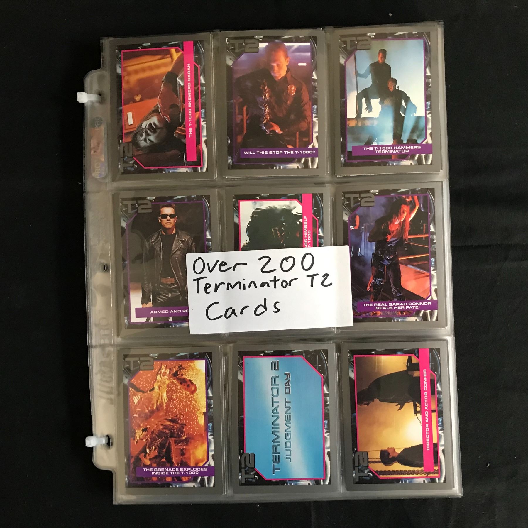200 Terminator 200+ TERMINATOR 2 COLLECTOR CARDS