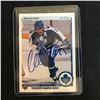 WENDEL CLARK SIGNED UPPER DECK HOCKEY CARD