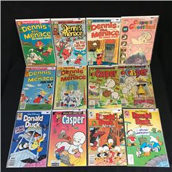 VINTAGE COMIC BOOK LOT (DENNIS THE MENACE, CASPER...)