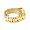 Image 6 : Rolex Mens 18K Yellow Gold Silver Diamond Quickset President Wristwatch With Rol