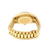 Image 9 : Rolex Mens 18K Yellow Gold Silver Diamond Quickset President Wristwatch With Rol