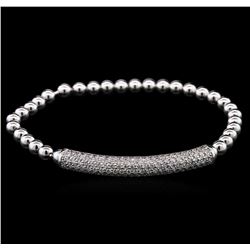 1.27 ctw Diamond Bracelet - 14KT White Gold