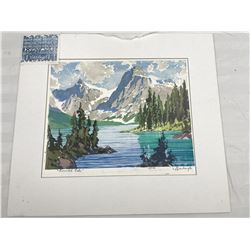"Emerald Lake" Print by Barleight