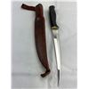 Image 10 : 9 various knives and sharpening stone