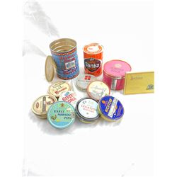 12 Assorted Tin Lot