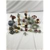 Image 1 : Assorted glass and ceramic figurines