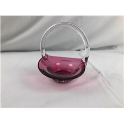 Pink candy dish