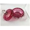 Image 2 : Blown Cranberry Butter Dish