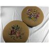 Image 2 : 2 Needlepoint Foot Stools