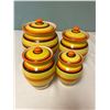 Image 1 : 4 Piece Ceramic Canister Set